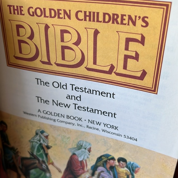 The Golden Children's Bible from Golden Books - Vintage - Picture 11 of 14